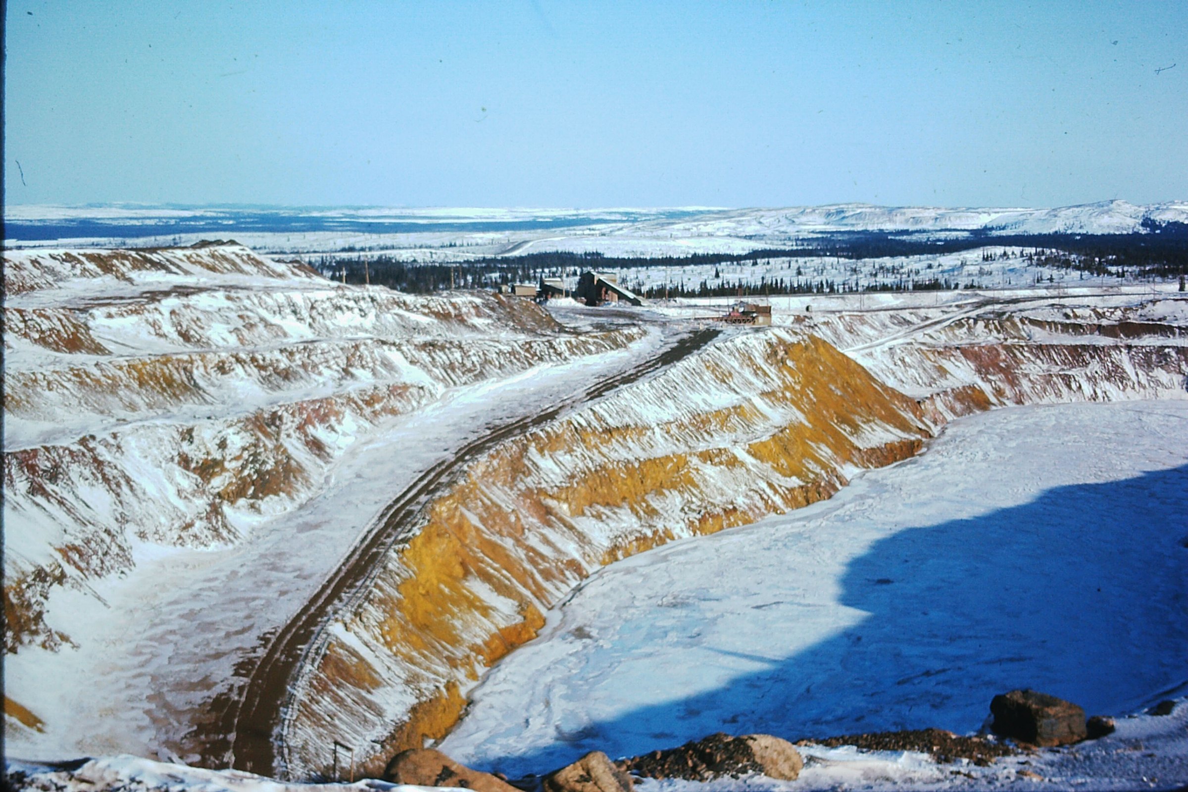 Mining site in northern Quebec